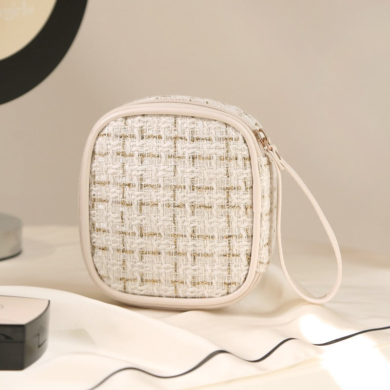 Wholesale Small Fragrance Portable Cosmetics Polyester Storage Bag